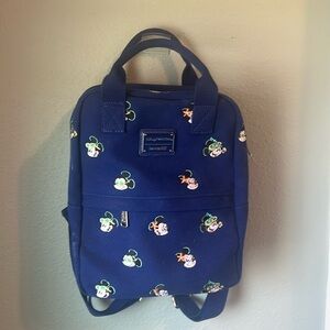 Gently used - Disney lounged castaway cay canvas mini back pack